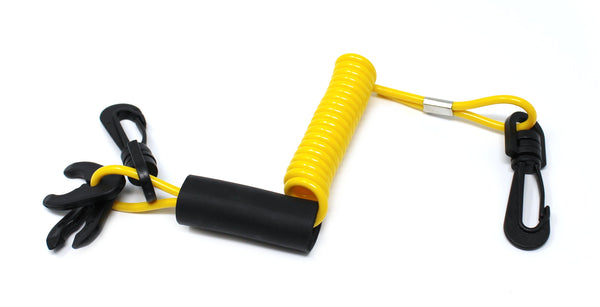 Yamaha Kawasaki Jet Ski Kill Switch Lanyard Jetski PWC Floating Safety Tether - Multiple Colors Red Yellow