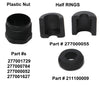 Aftermarket SeaDoo Steering Reverse Cable Plastic Lock Nut Kit 277001729 277000055 211100009 - Multi-Pack