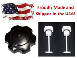 Aftermarket Kawasaki Jet Ski Black Gas Cap & White Drain Plug Kit OEM # 51049-3001 & 92066-3783-8U fits Kawasaki 1100 900 750 STX Zxi Ultra 150 D.i.
