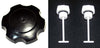 Aftermarket Kawasaki Jet Ski Black Gas Cap & White Drain Plug Kit OEM # 51049-3001 & 92066-3783-8U fits Kawasaki 1100 900 750 STX Zxi Ultra 150 D.i.