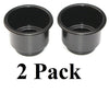 3 5/8 Black Jumbo Cup Boat RV Car Truck Pool Table Sofa Inserts Large Size