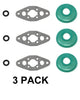 SeaDoo Exhaust RAVE Valve Repair Rebuild Kit 787 800 Carb GSX GTX SPX XP Bellows: 290260723, 290260728, 420260728 & 420260723 Gasket: 420931540 & 290931540