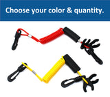 Yamaha Kawasaki Jet Ski Kill Switch Lanyard Jetski PWC Floating Safety Tether - Multiple Colors Red Yellow