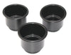 3 5/8 Black Jumbo Cup Boat RV Car Truck Pool Table Sofa Inserts Large Size