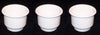 3 5/8 White Jumbo Cup Boat RV Car Truck Pool Table Sofa Inserts Large Size Free Shipping
