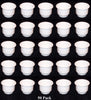 3 5/8 White Jumbo Cup Boat RV Car Truck Pool Table Sofa Inserts Large Size Free Shipping