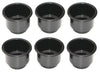 3 5/8 Black Jumbo Cup Boat RV Car Truck Pool Table Sofa Inserts Large Size