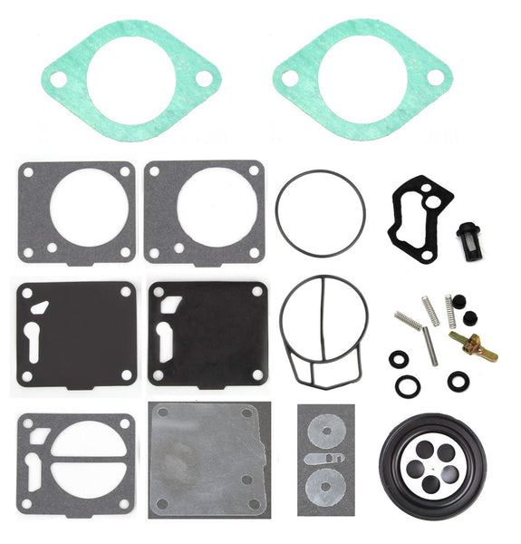 Seadoo Carburetor Rebuild Kit with Base Gasket 290850373 717 Gs GSI GTI GTS Single Base Gasket 15-001 Cross References 293250134 293250070 293250042 64X-14398-00-00