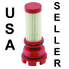 Aftermarket Red Fuel Filter for Mercury Optimax Verado Sierra Replaces 35-884380t / 35-8m0020349 Outboard 2 Stroke 4 Stroke