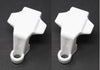 Plastic Pontoon Boat Square Rail Fender Adjuster Hanger Clip - Pick a Pack - Color & Quantity