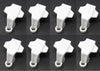 Plastic Pontoon Boat Square Rail Fender Adjuster Hanger Clip - Pick a Pack - Color & Quantity